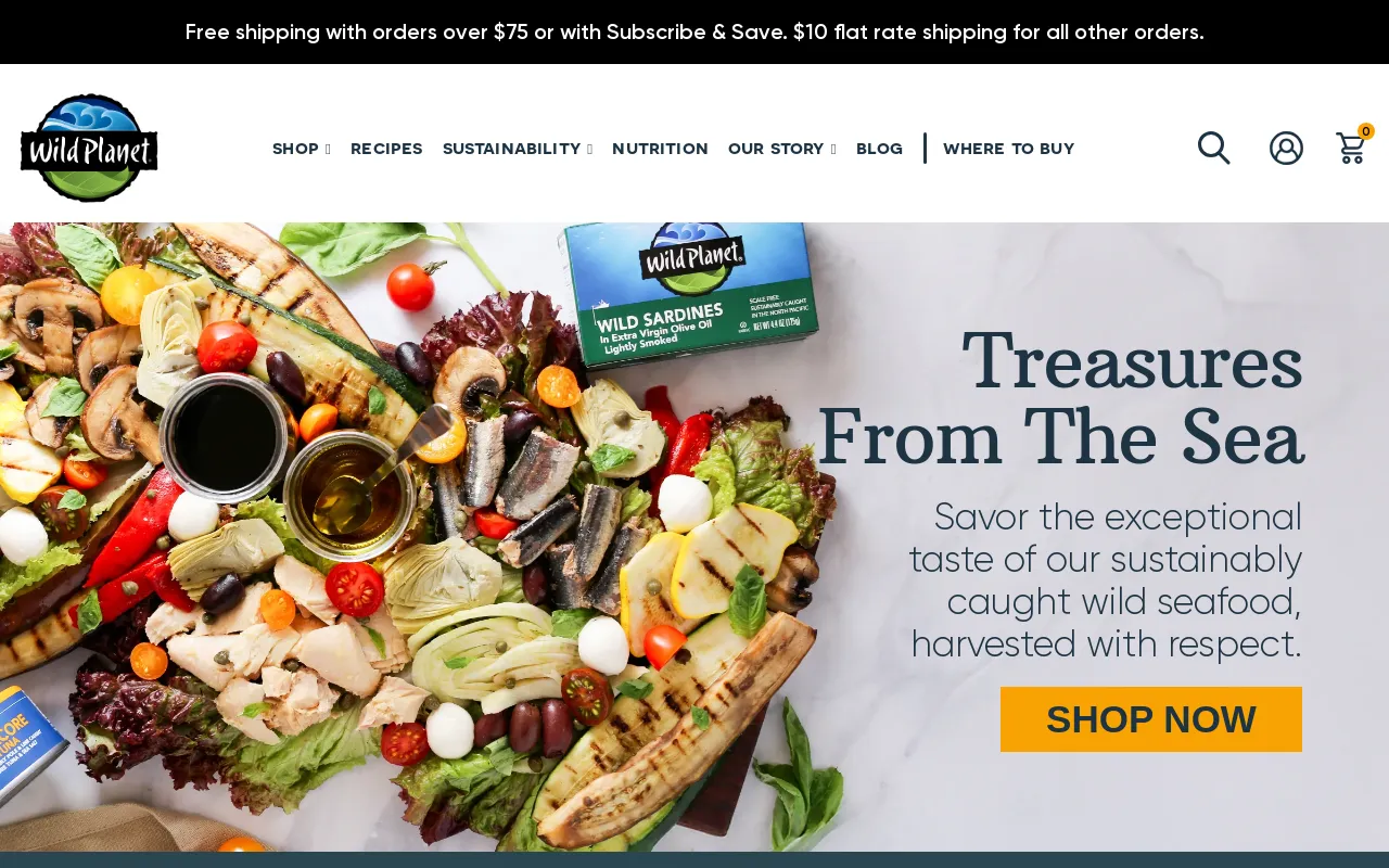 Wild Planet Foods screenshot