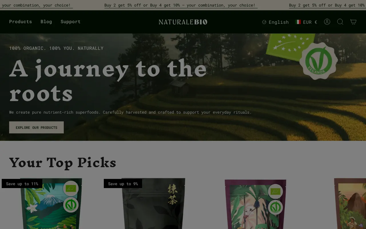 NaturaleBio screenshot