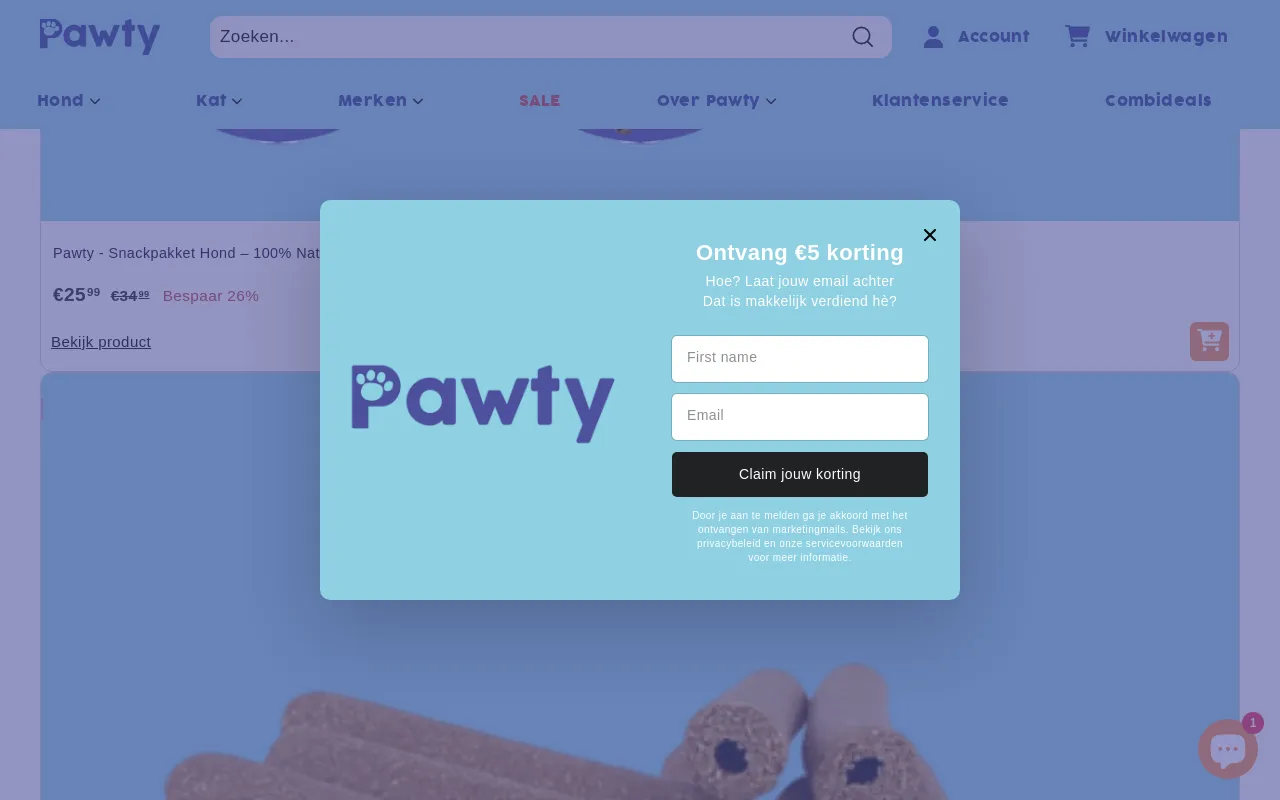 pawty.nl screenshot