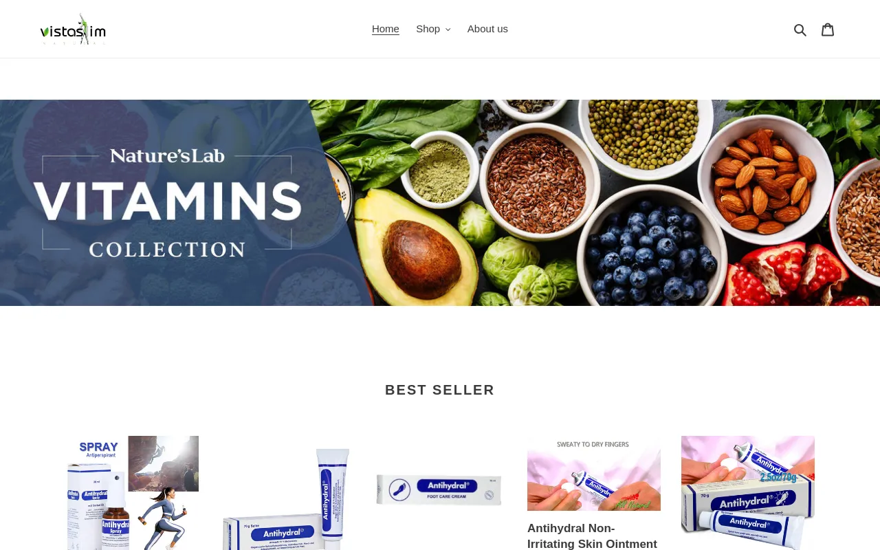 vistaslim.com screenshot