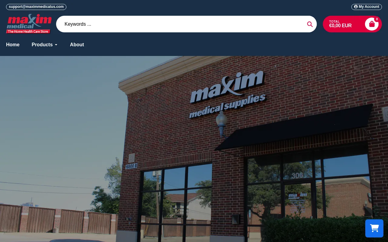 Maxim Medical Supplies screenshot