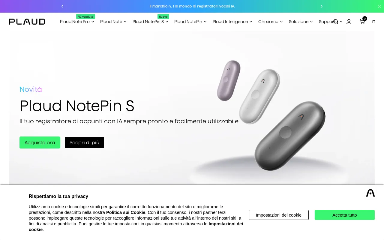 Plaud.ai IT screenshot