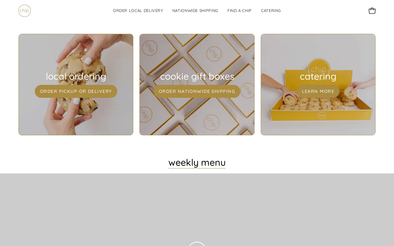chip cookies screenshot