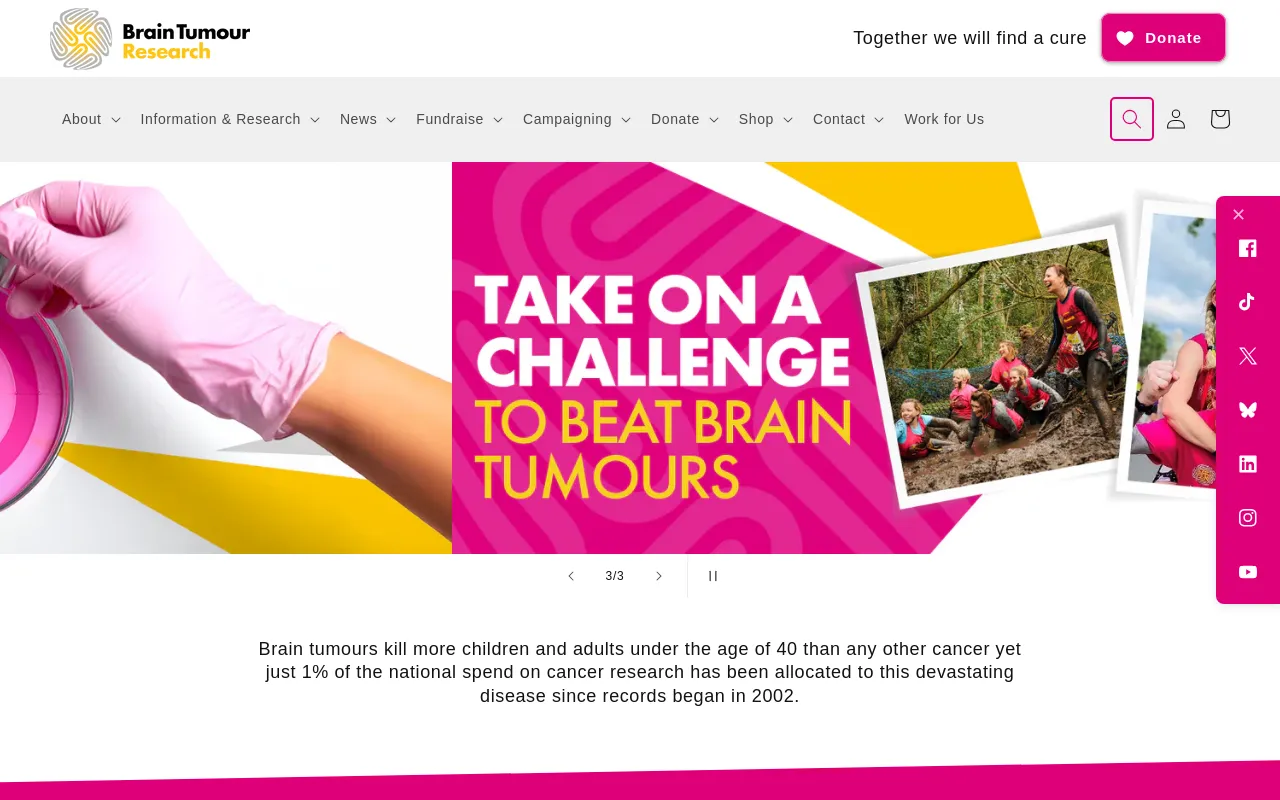 Brain Tumour Research screenshot