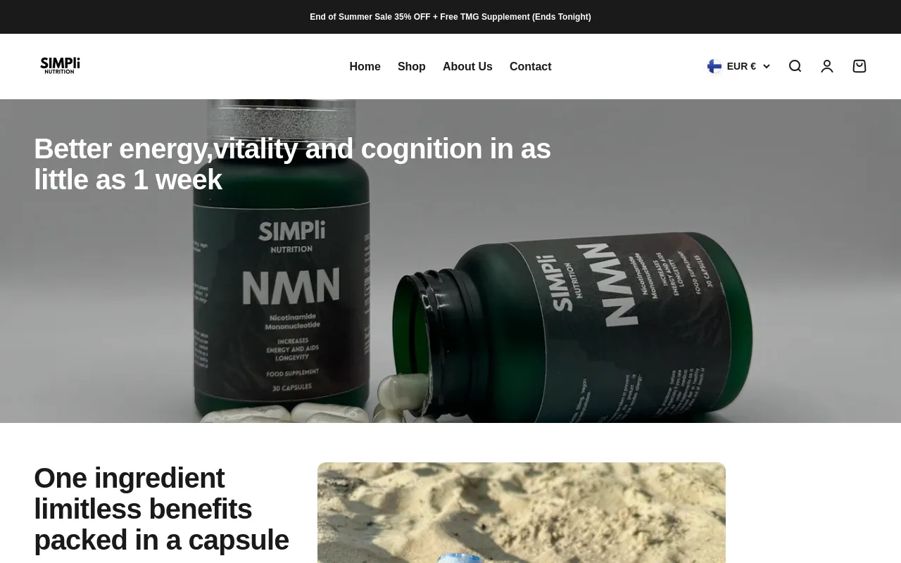 Simpli Nutrition screenshot