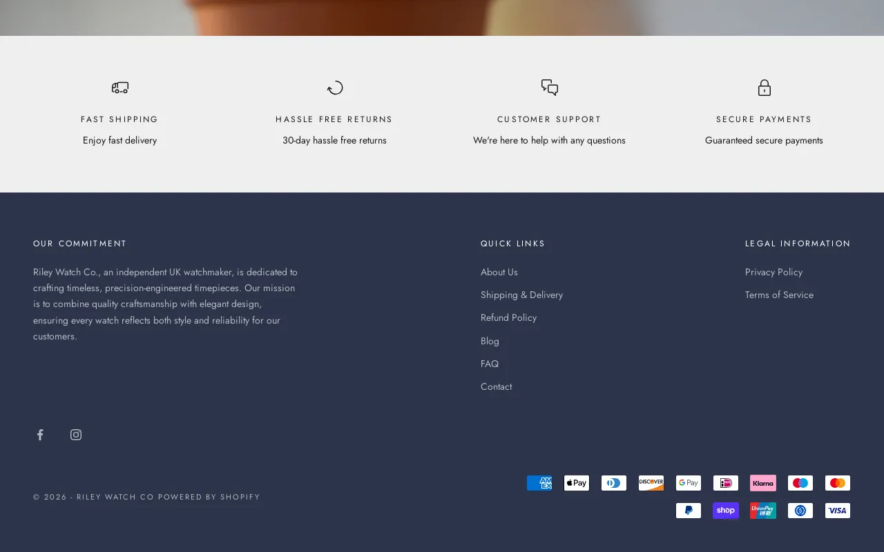 Riley Watch Co screenshot