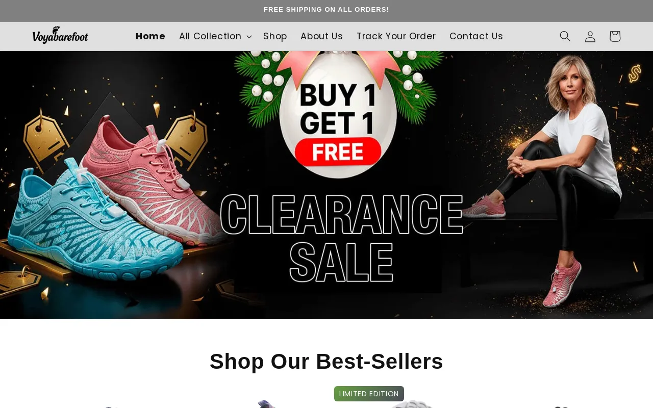 Voyabarefoot screenshot