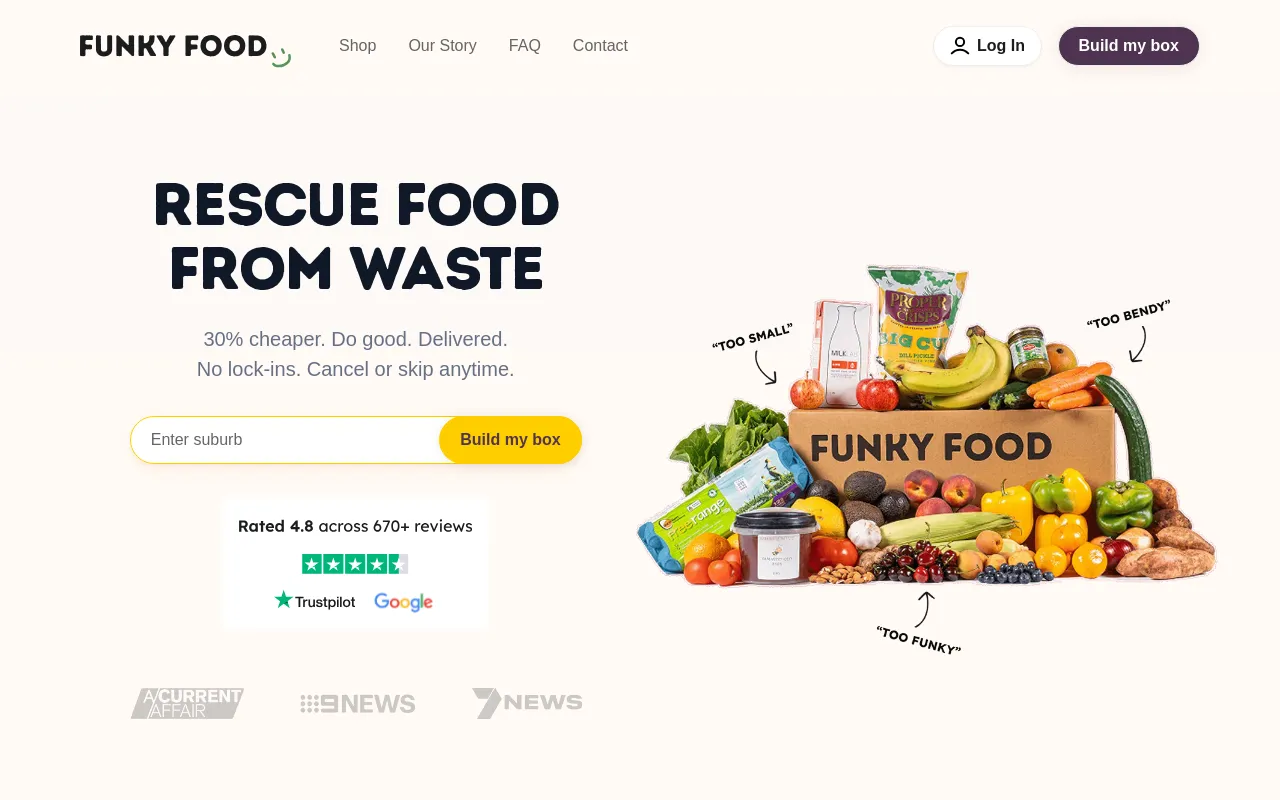 Funky Food screenshot