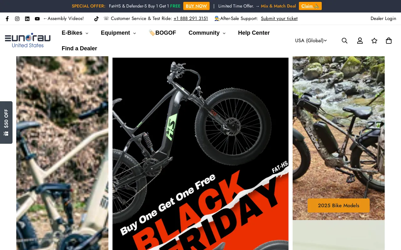 EUNORAU E-BIKE US screenshot