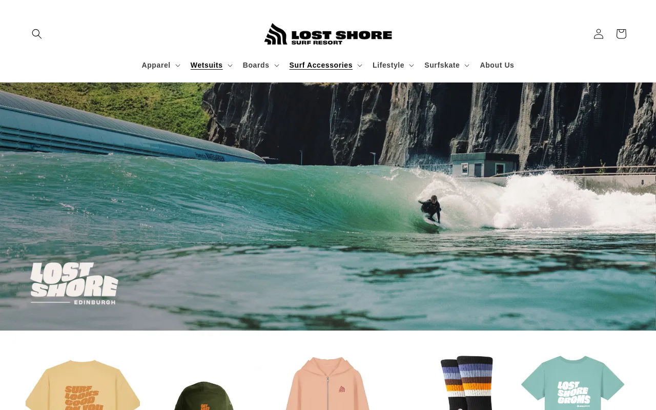 Lost Shore Surf Shop screenshot