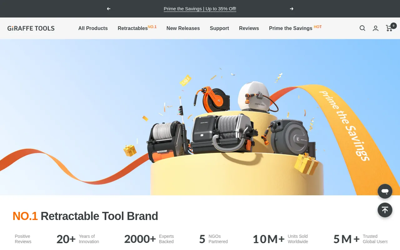 Giraffe Tools US screenshot