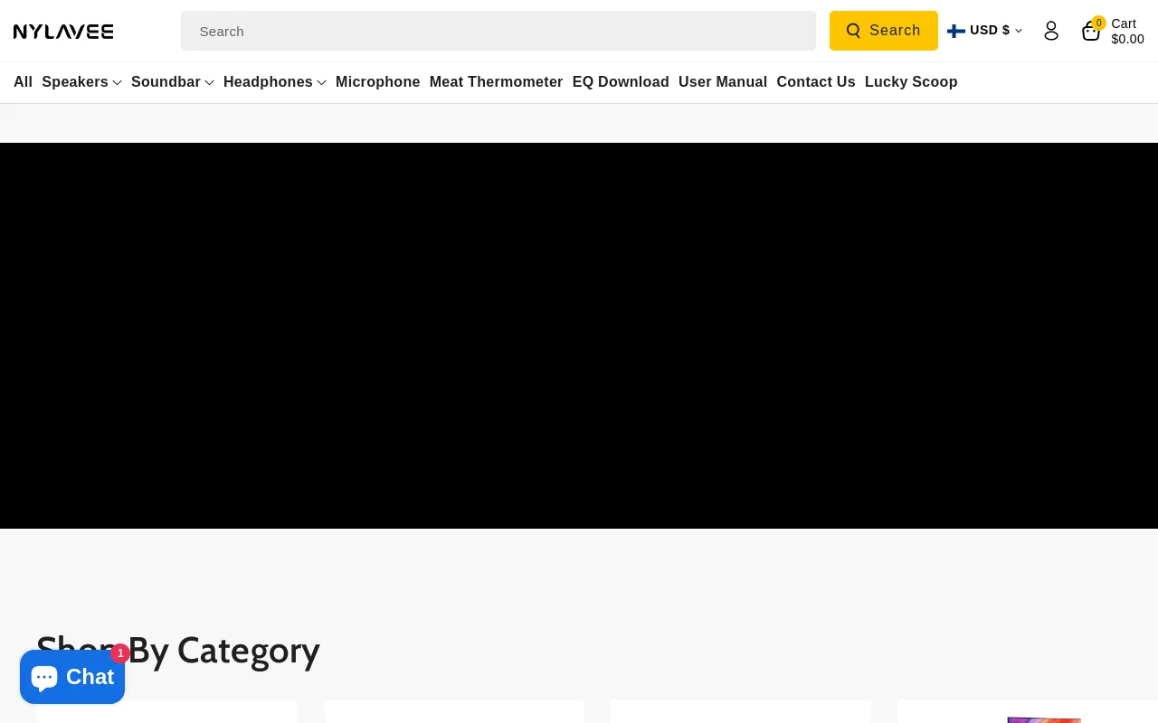 Nylavee website screenshot