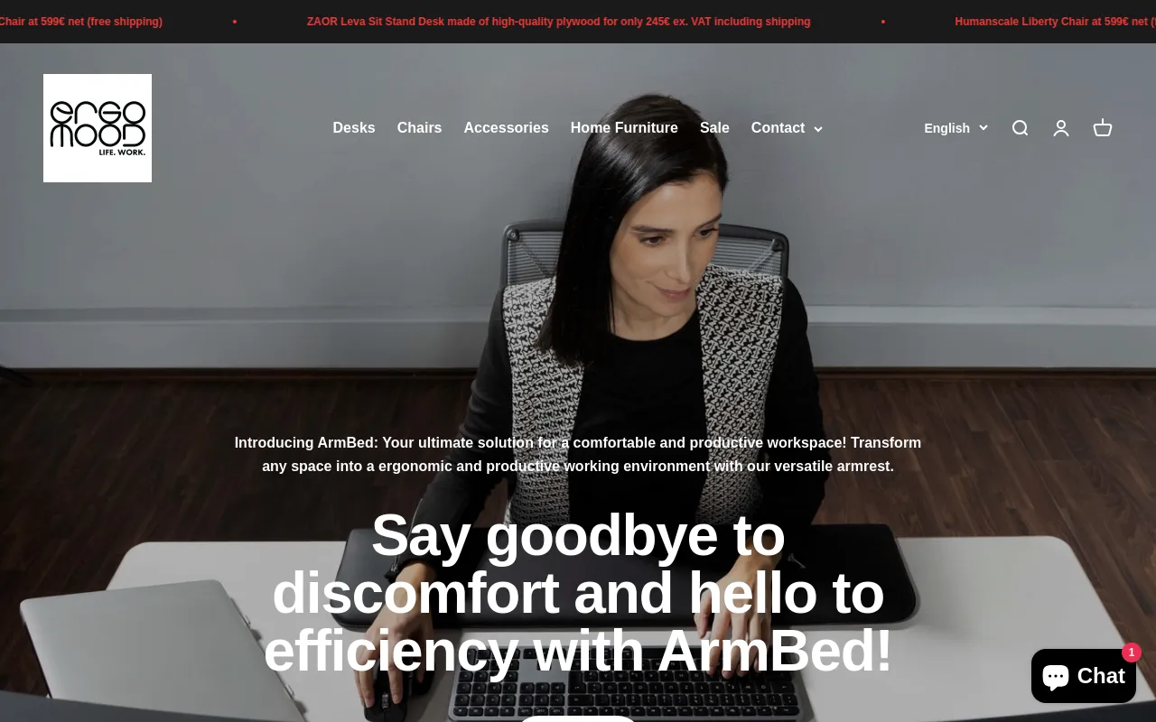 Ergomood screenshot