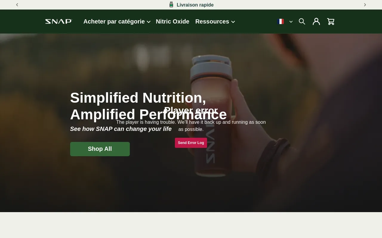 Snap Supplements screenshot
