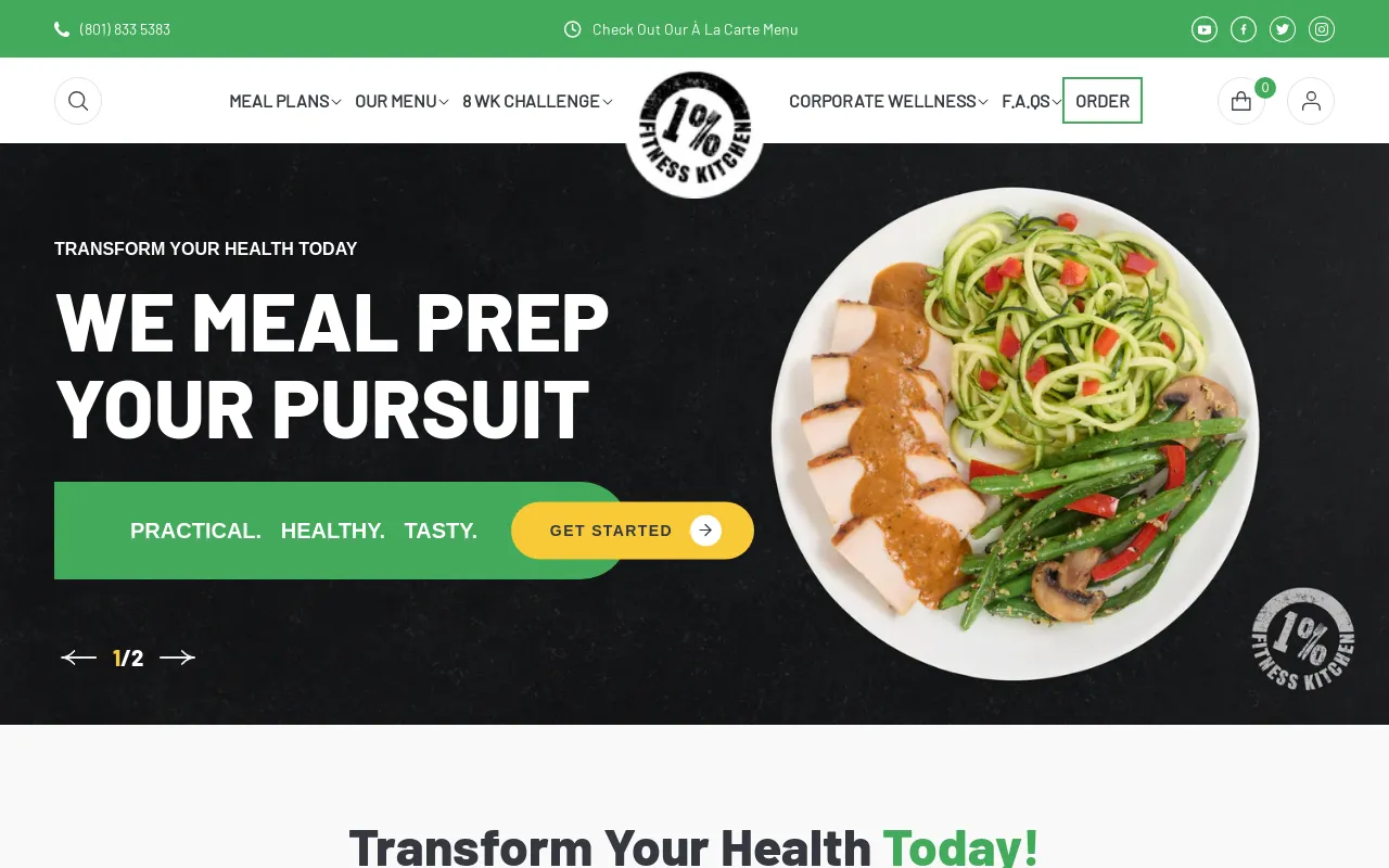 1 Percent Fitness Store screenshot