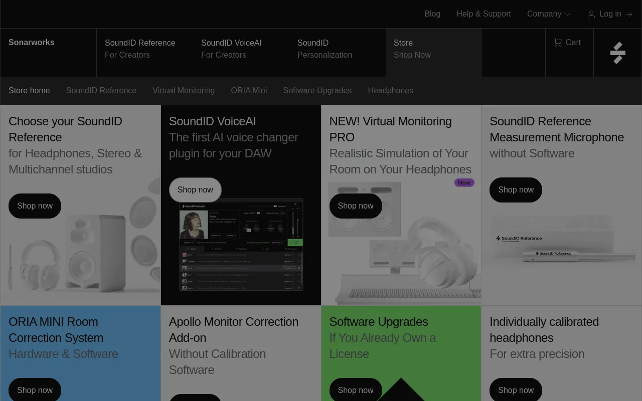 Sonarworks Store screenshot