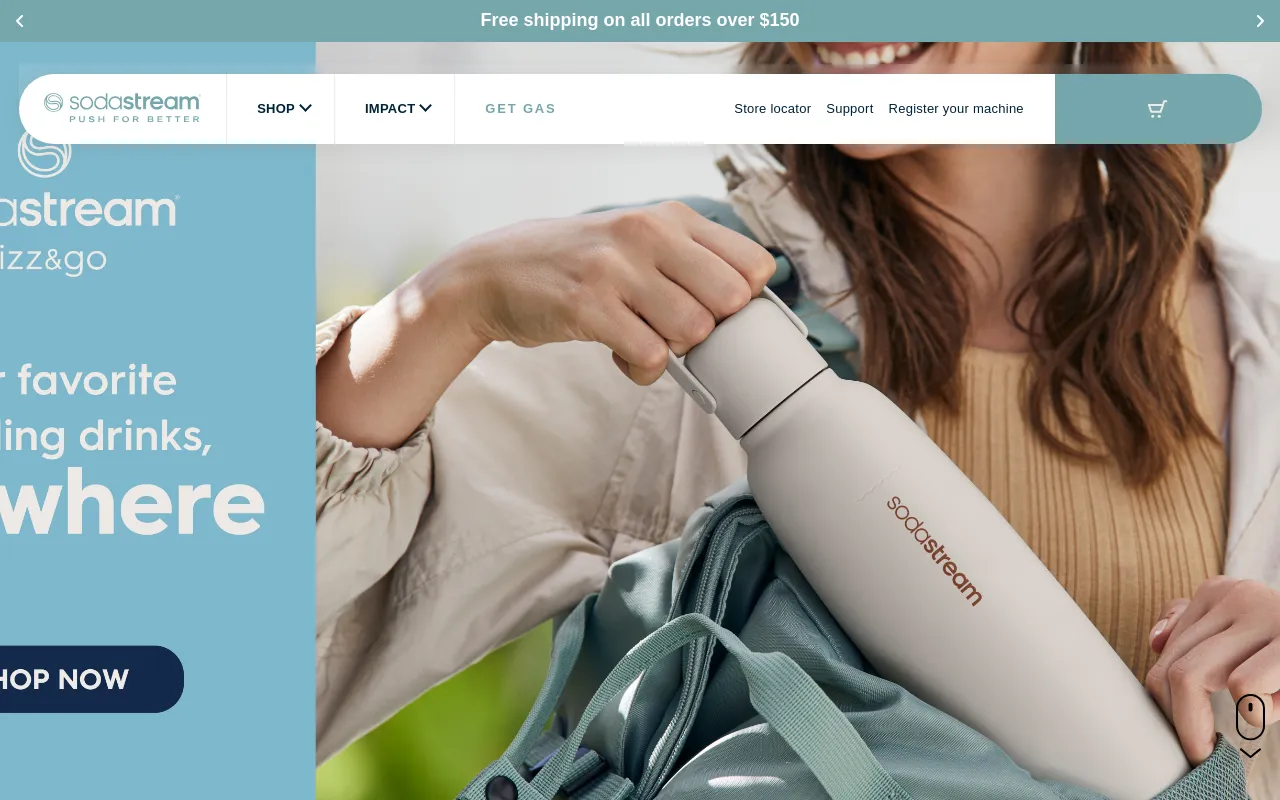 SodaStream New Zealand screenshot