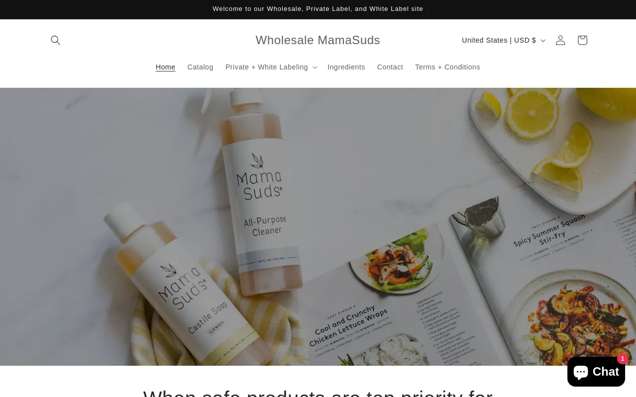 Wholesale MamaSuds screenshot