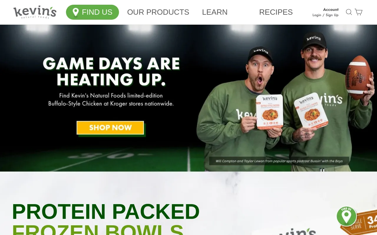 Kevin's Natural Foods screenshot