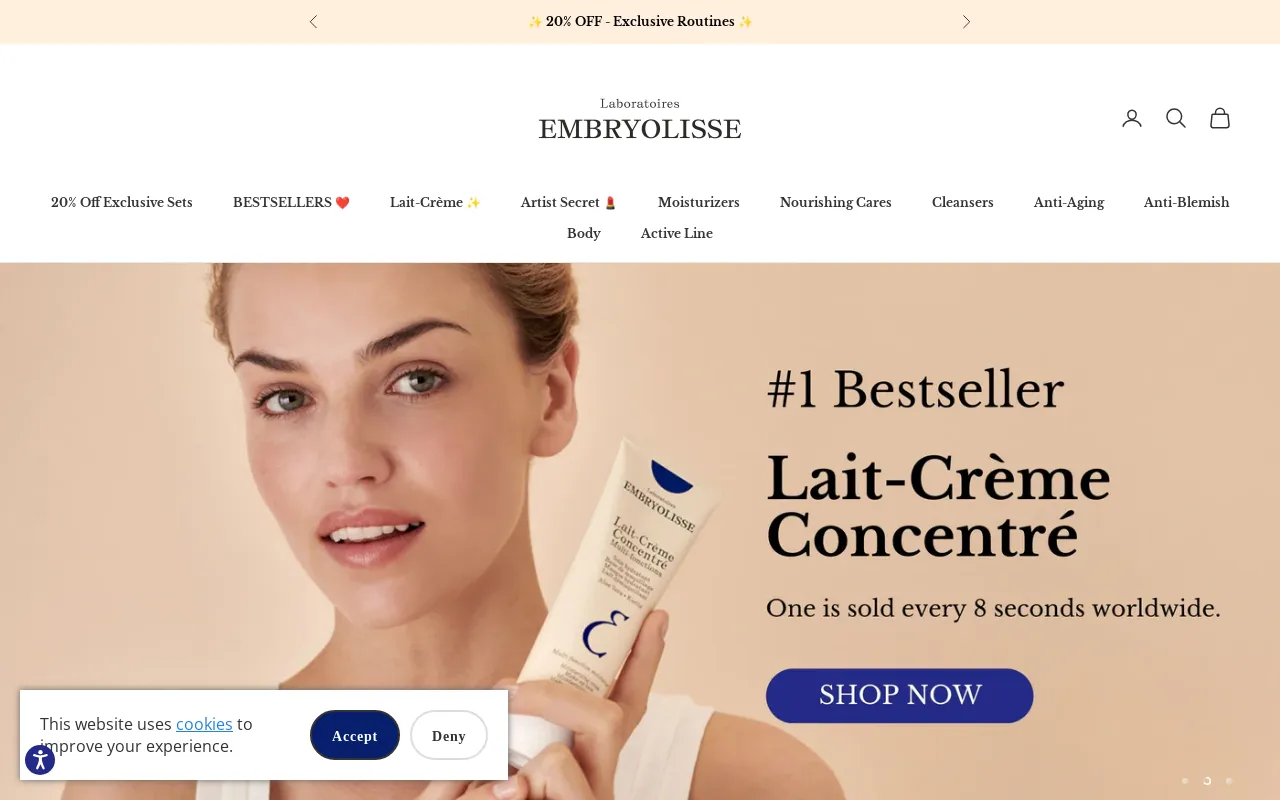 us.embryolisse screenshot