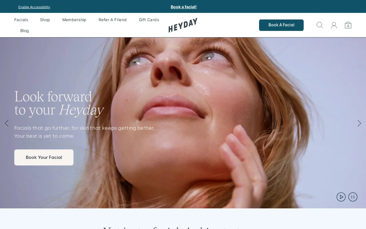 Heyday Skincare screenshot