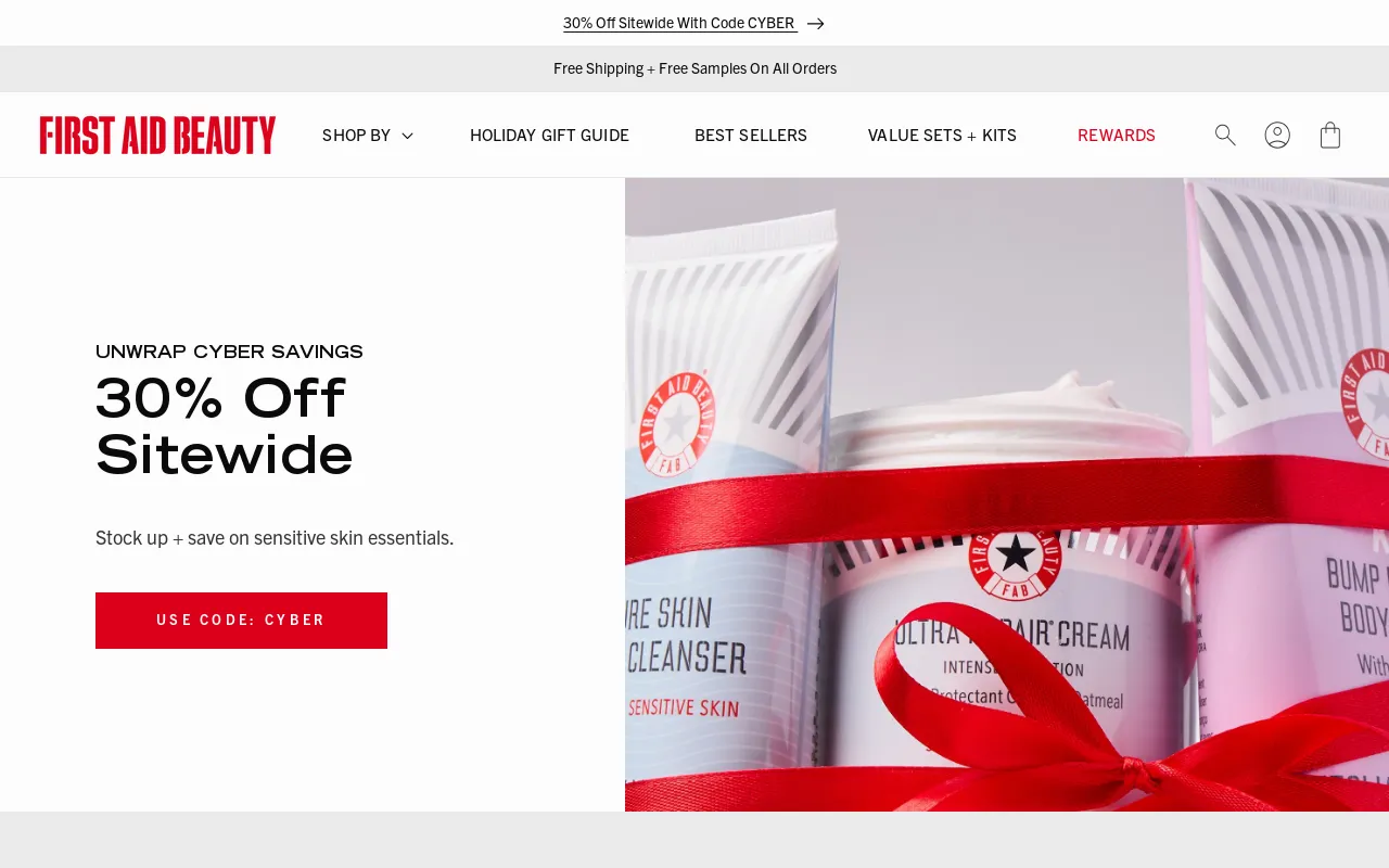 First Aid Beauty screenshot