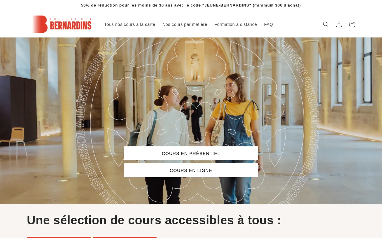 Collège des Bernardins screenshot