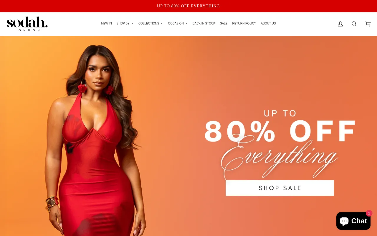 Sodah London screenshot