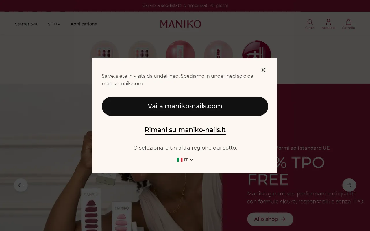 Maniko Italia screenshot