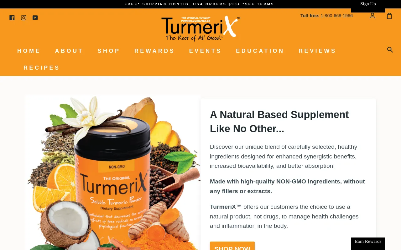 TurmeriX™ USA screenshot