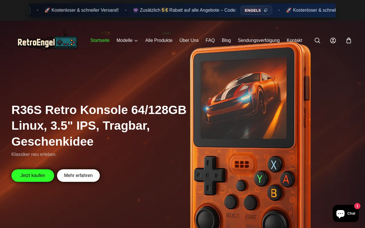 Retroengel screenshot