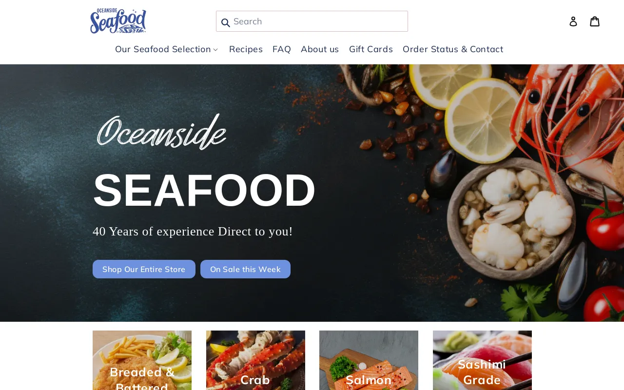 Oceanside Seafood screenshot