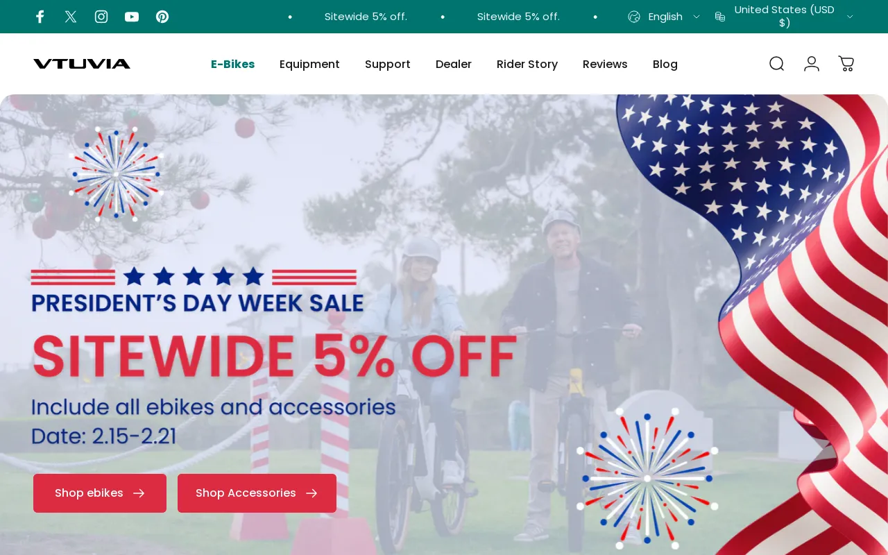 VTUVIA EBIKE screenshot