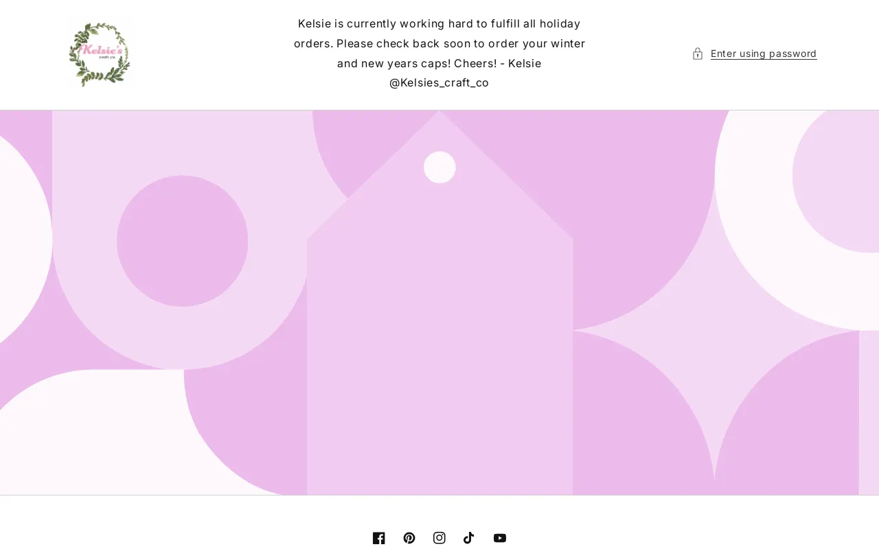 Kelsie's Craft Co website screenshot