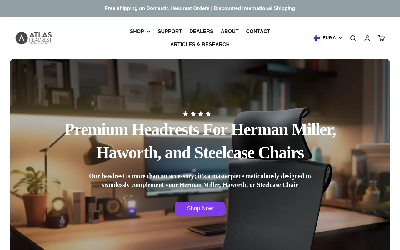 Atlas Headrest screenshot