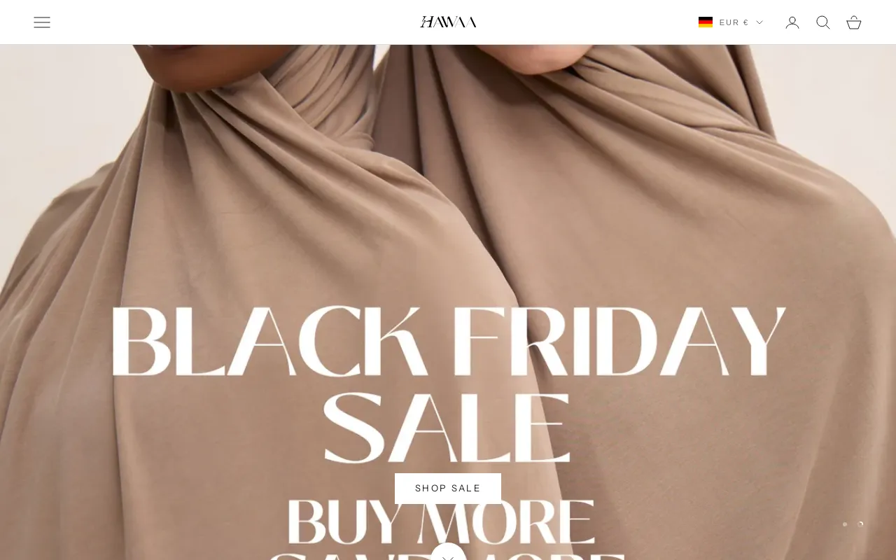 HAWAA Clothing screenshot