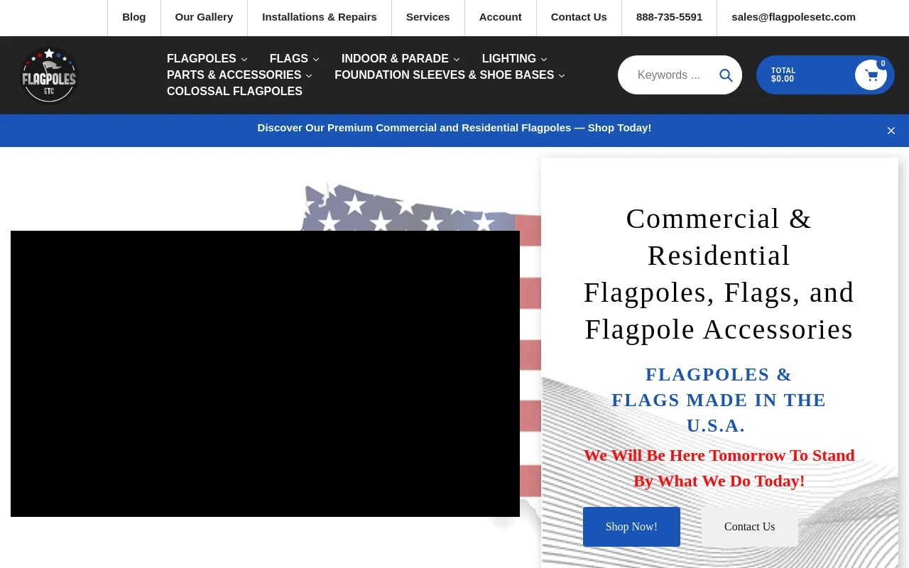 Flagpoles Etc screenshot