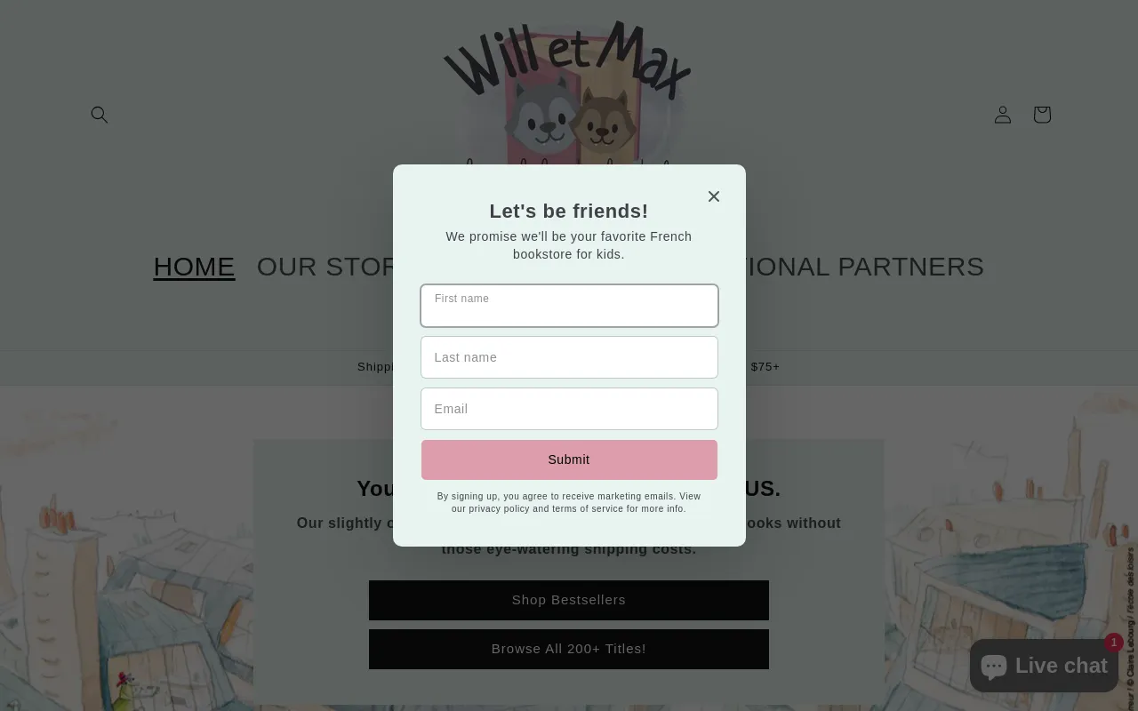 Will et Max Books screenshot