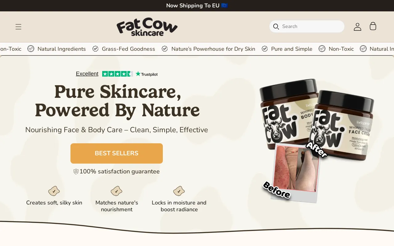 Fat Cow Tallow Skincare screenshot