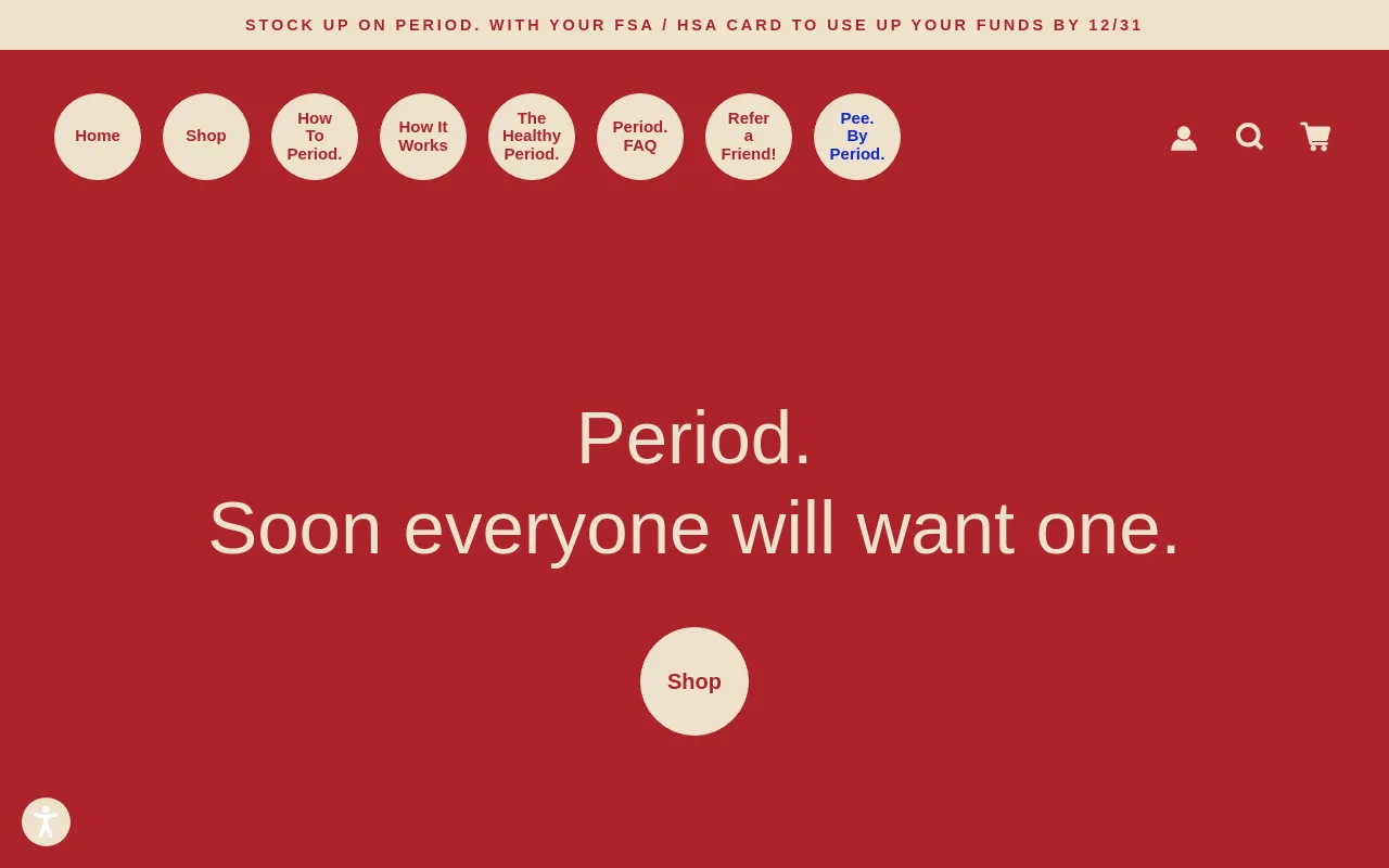 The Period Company screenshot