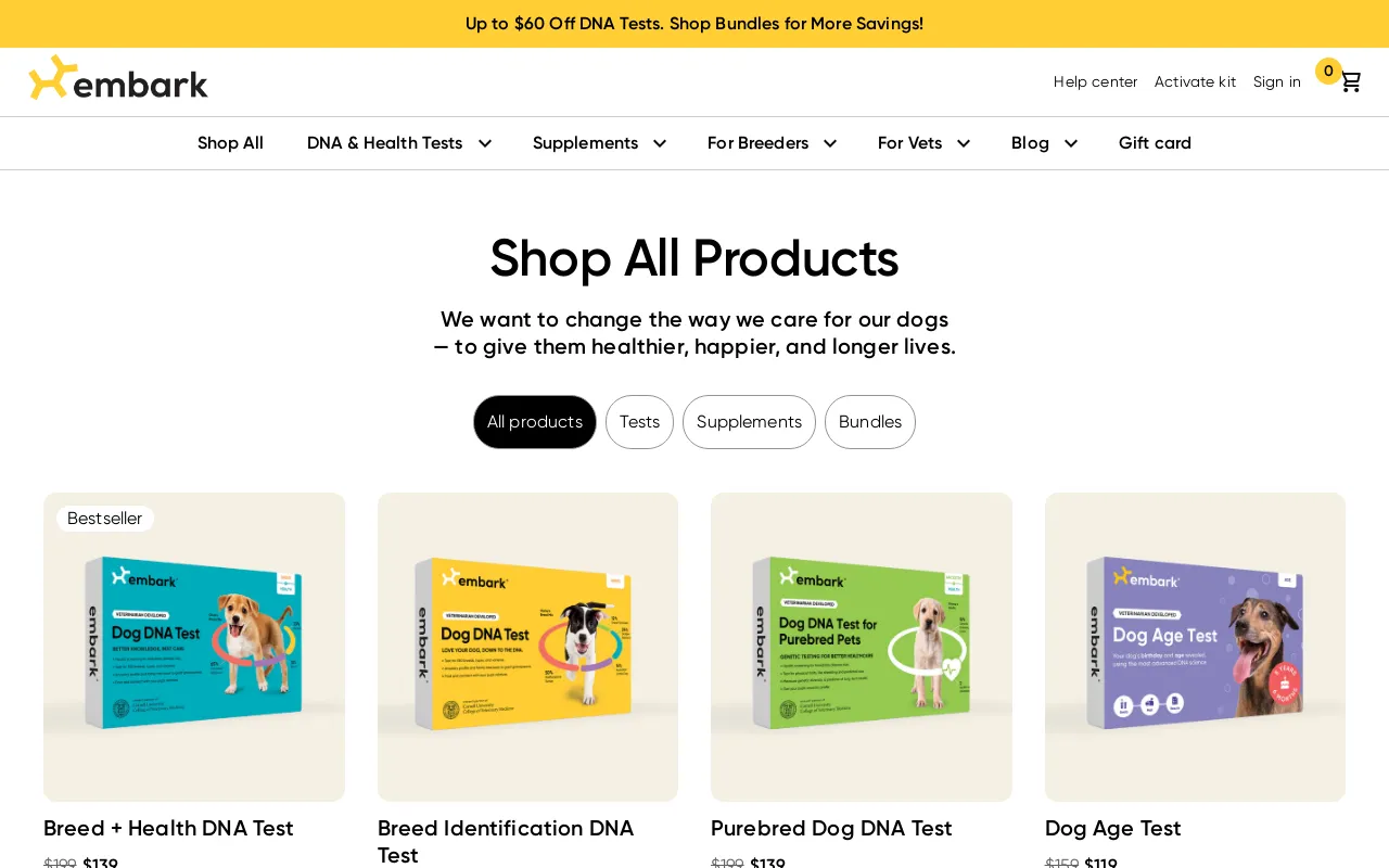 Embark Vet screenshot