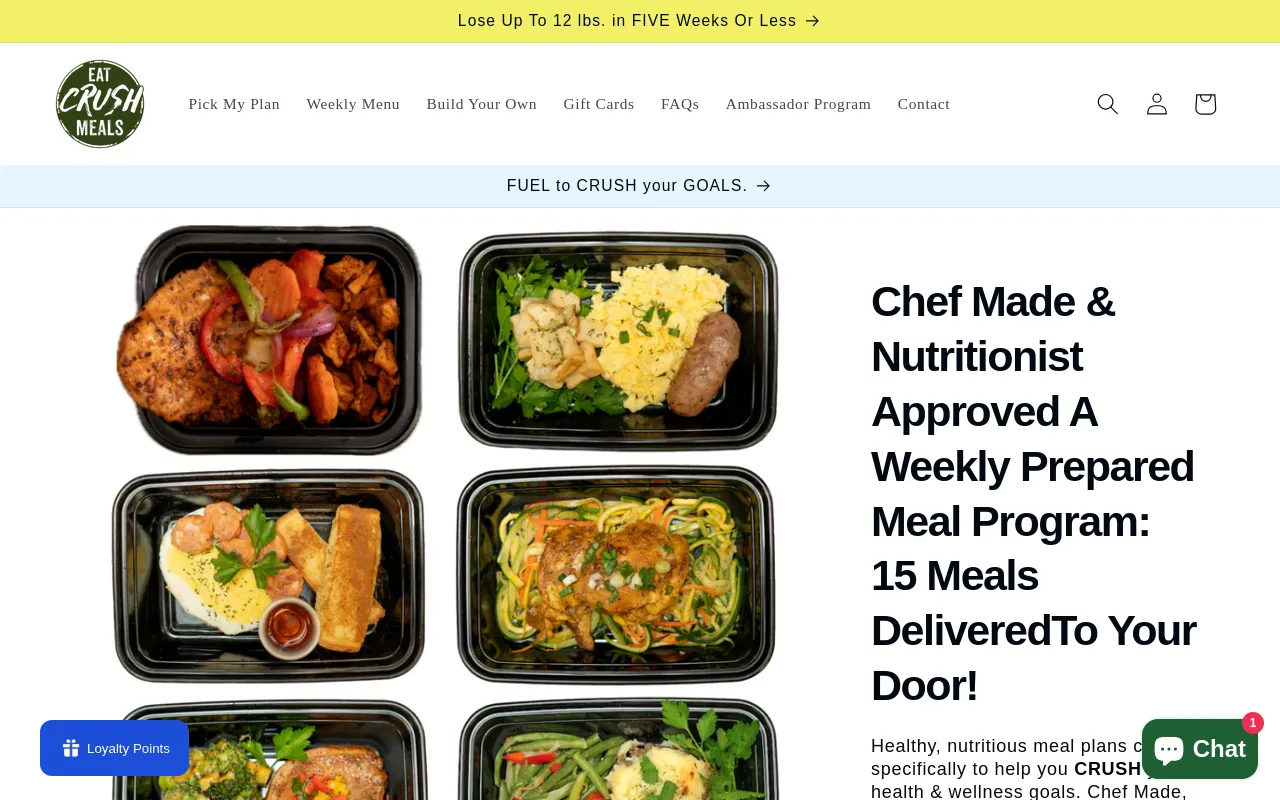 Eat Crush Meals screenshot