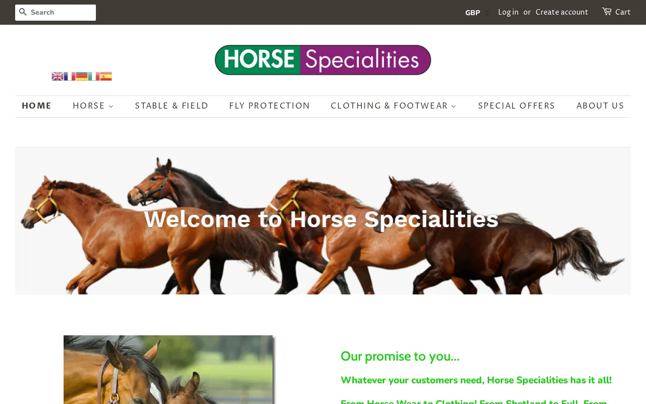 Horse Specialities screenshot