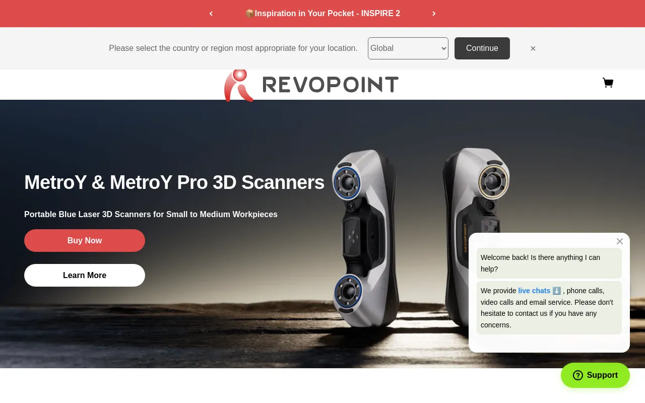 Revopoint 3D US screenshot