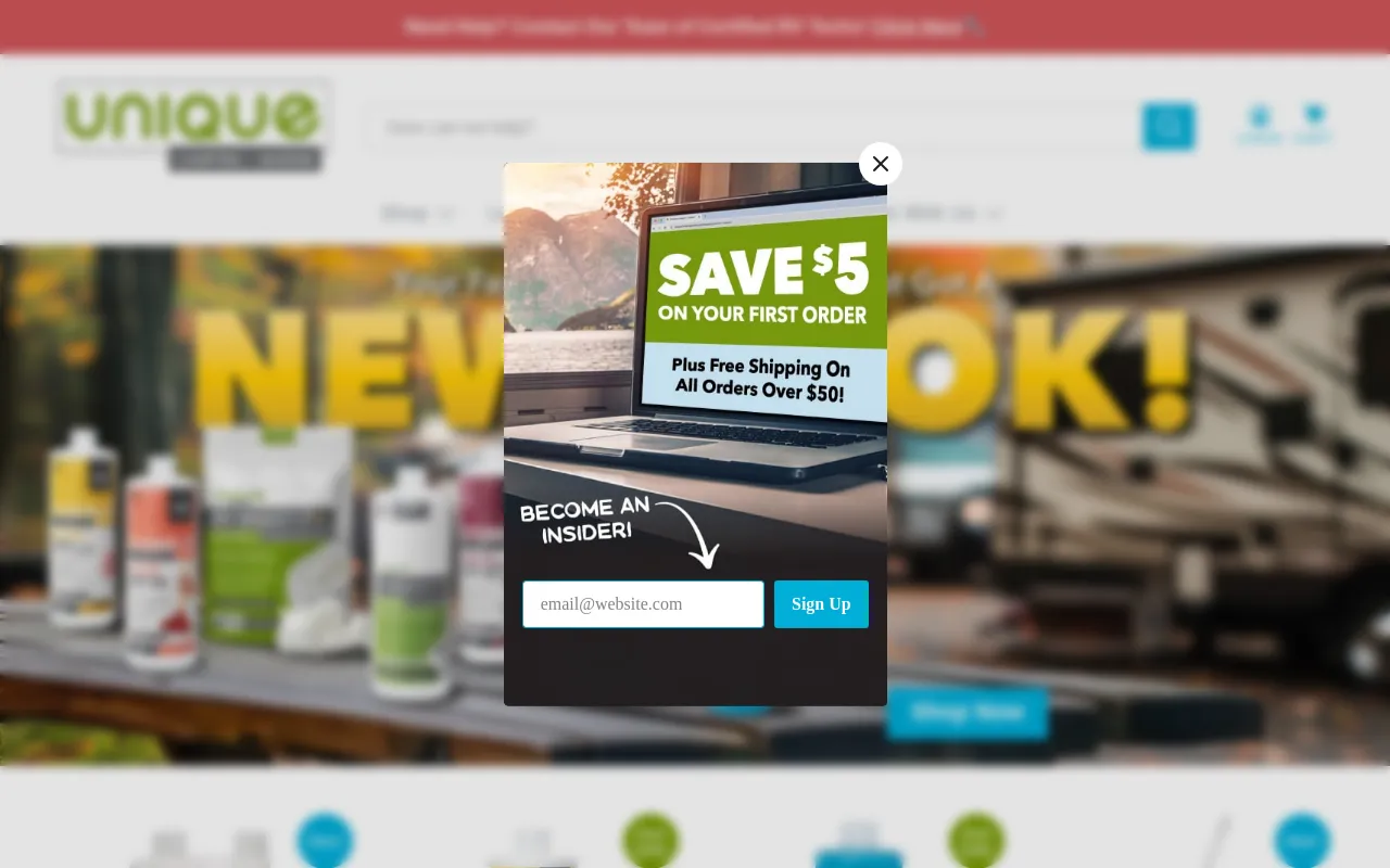 Unique Camping + Marine screenshot