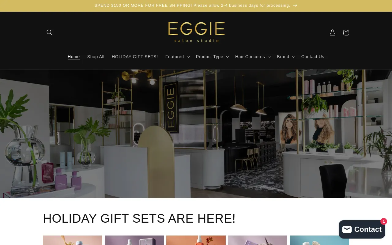 EGGIE salon studio screenshot