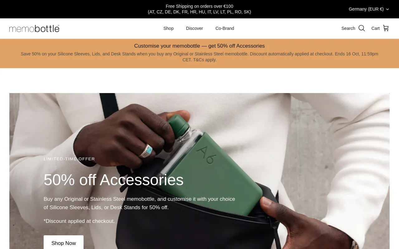 memobottle™ screenshot