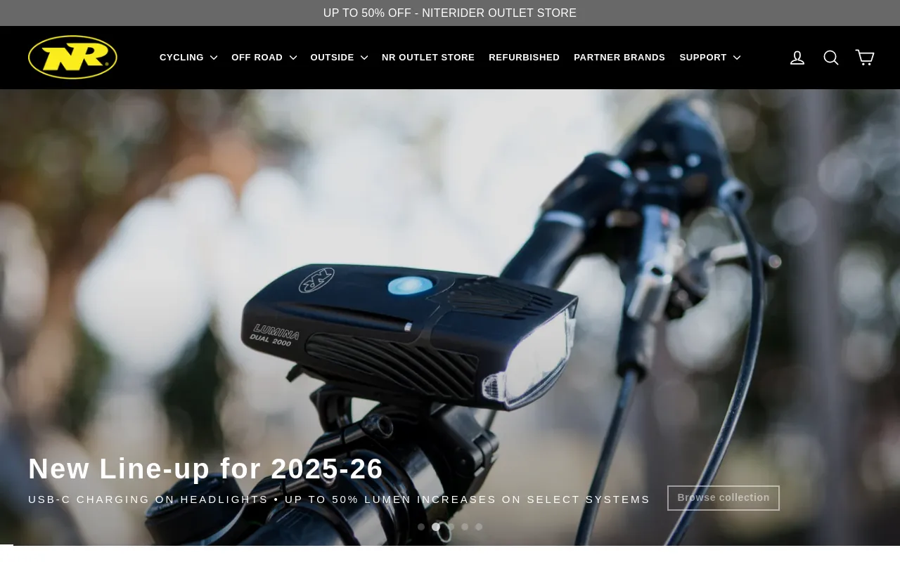 NiteRider Technical Lighting screenshot