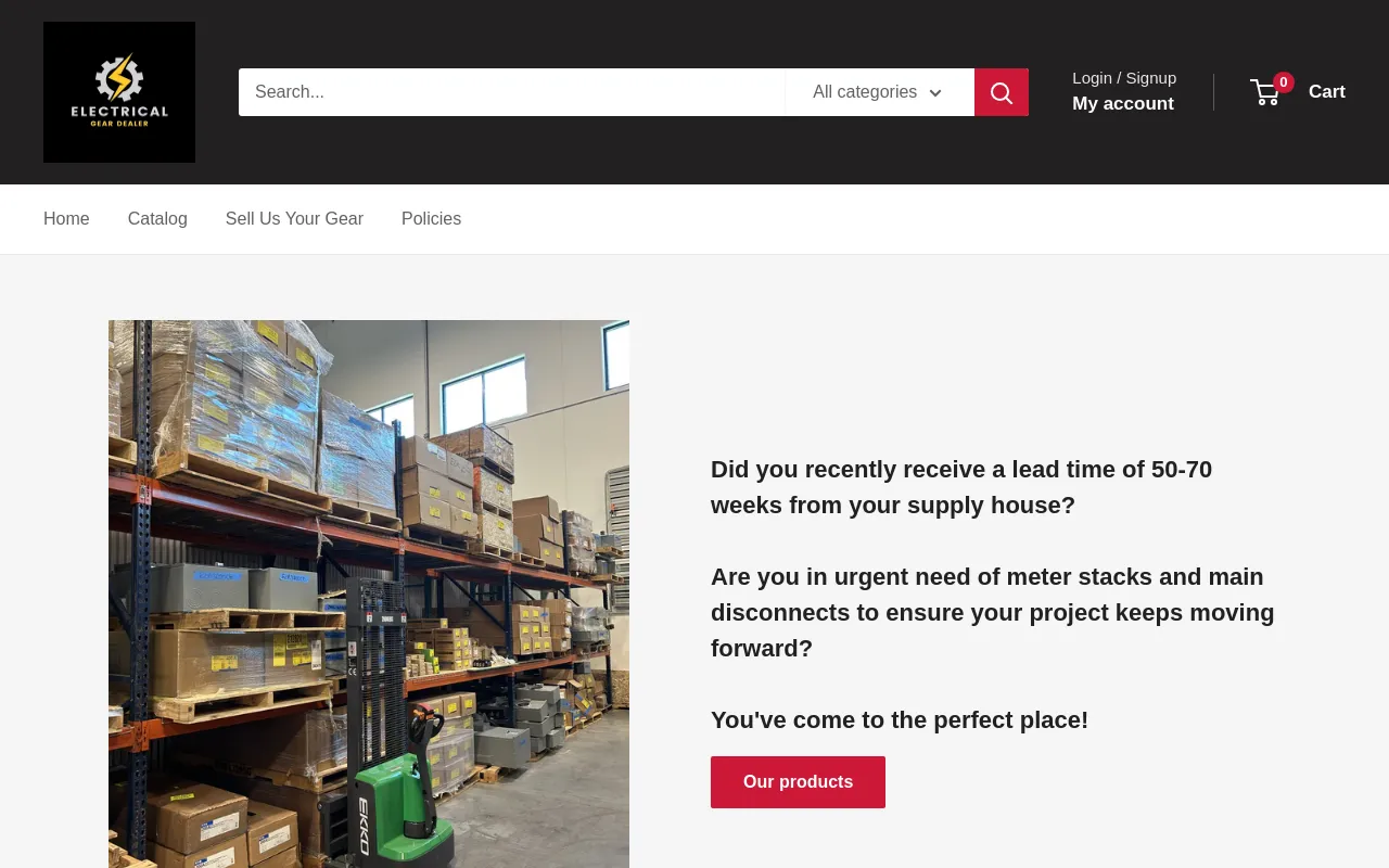 The Electrical Gear Dealer screenshot