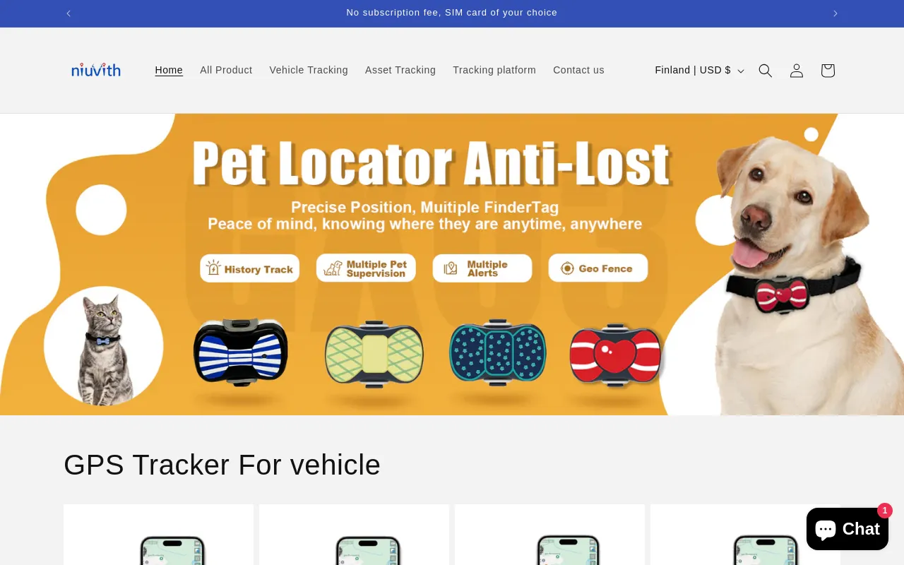 Niuvith GPS Tracker screenshot